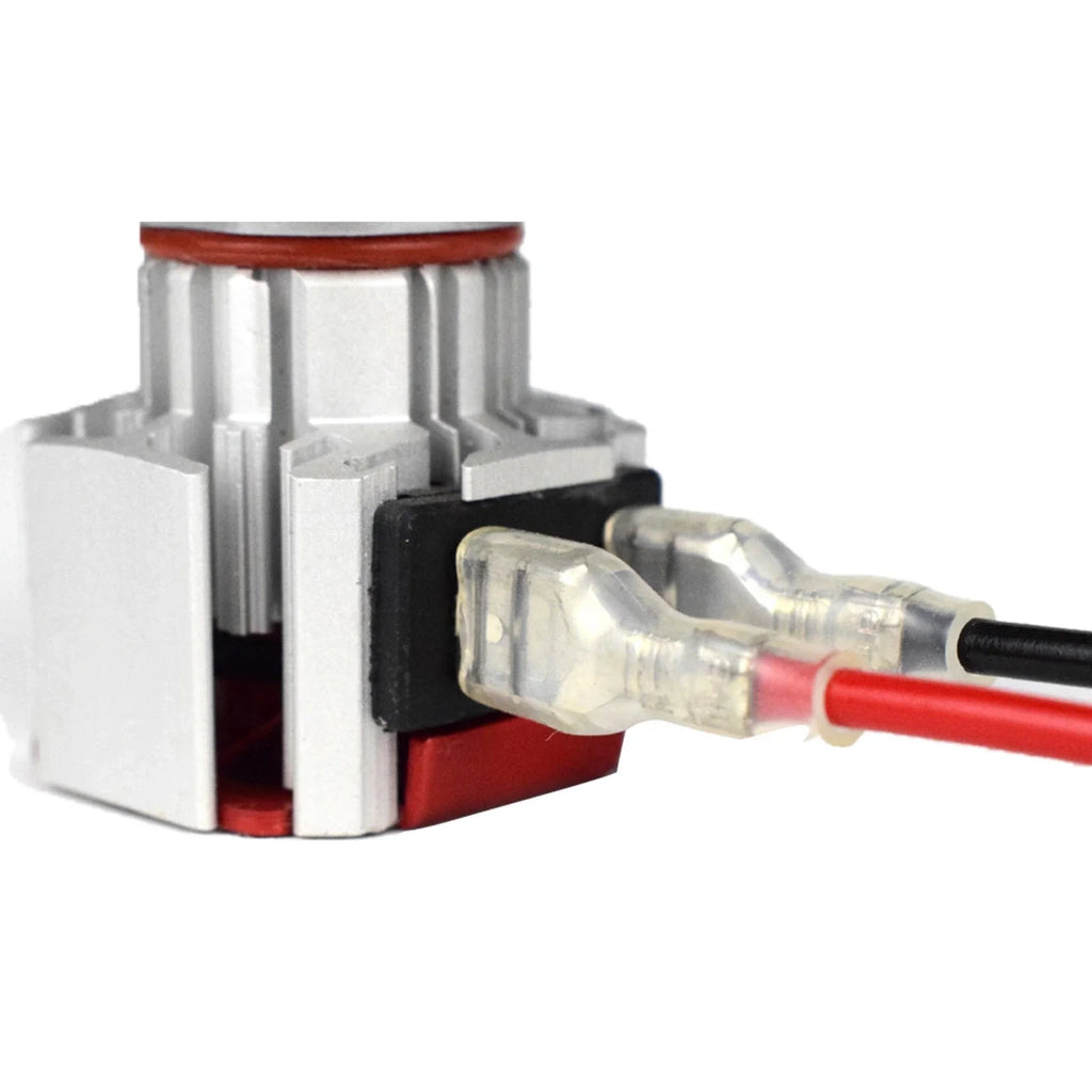2X LED H1 Replacement Single Converter Wiring Connector Cabl
