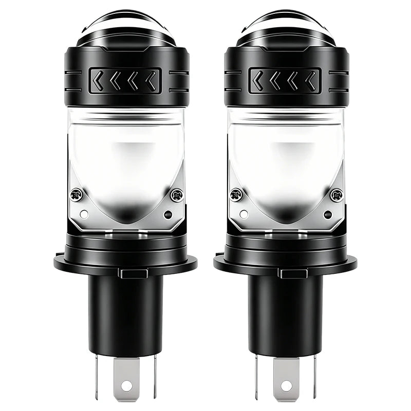 H4/9003/HB2 LED Headlight Bulb Projector Lens Canbus Super Bright LED 3000W 3500000LM 6000K Hi/Low Light Apply to Car&Motorcycle