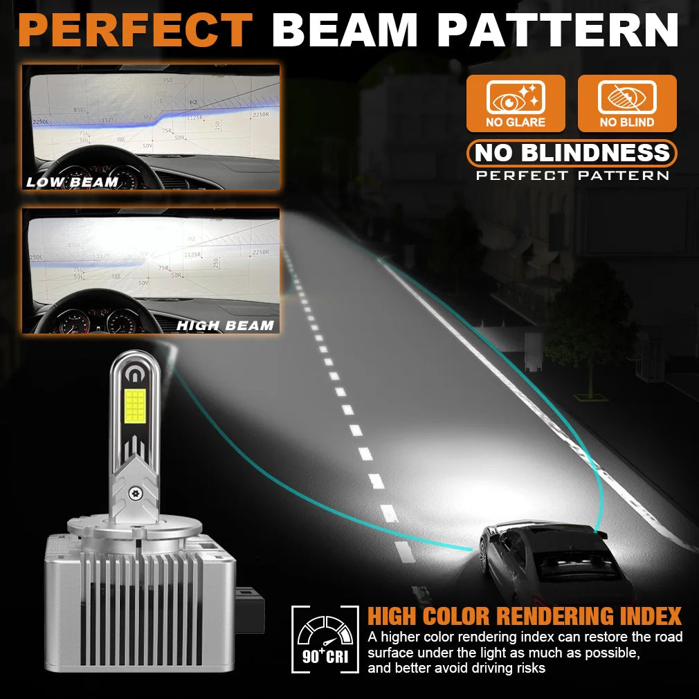 New D Series D1S D3S Led Headlight Bulb Canbus For Car D2S L