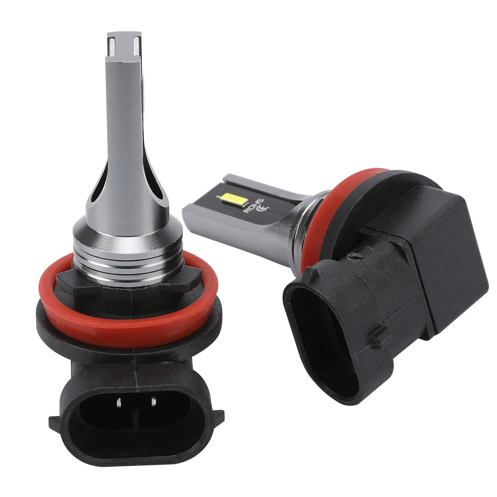 2PCS H11 H8 9006 HB4 LED DRL Fog Light Car Headlight Bulb Be