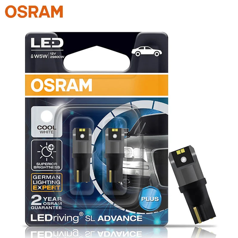 OSRAM LED T10 6000K W5W 194 LEDriving SL Advance 6000K White