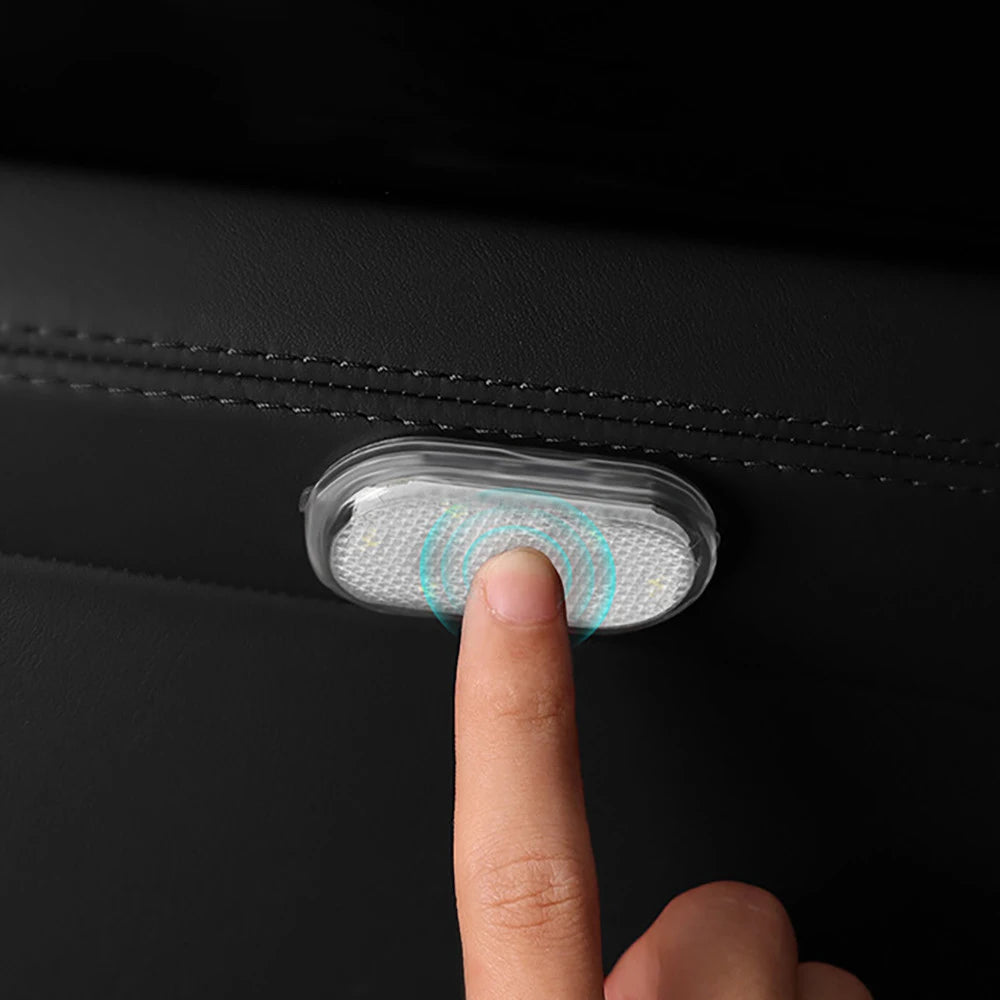 1/2pcs Multi Color Car Light Wireless LED Touch Light Roof C
