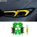 DRL multicolor LED boards daytime running lights Red Blue Yellow DRL LED Amber green for BMW G21 G20