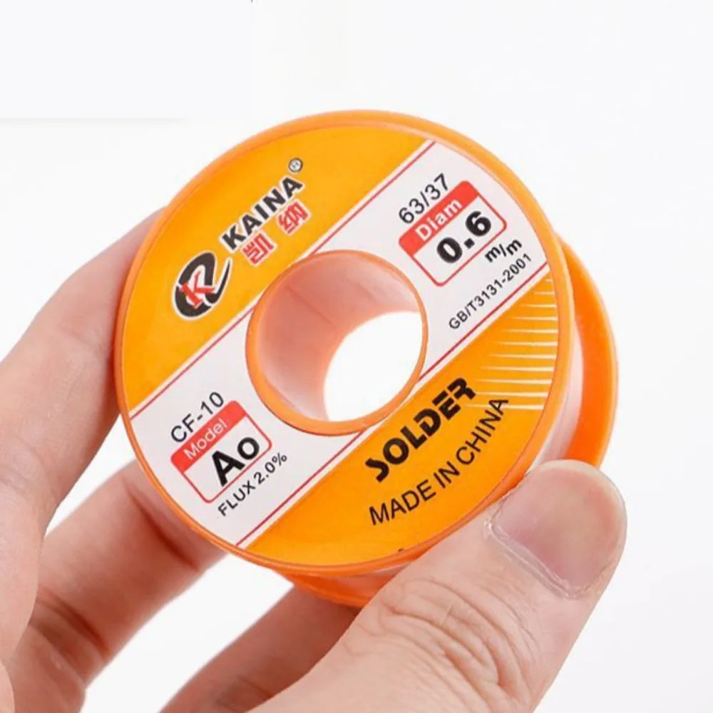 50/100g 0.5mm-2mm No-clean Rosin Core Solder Tin Wire Reel 6