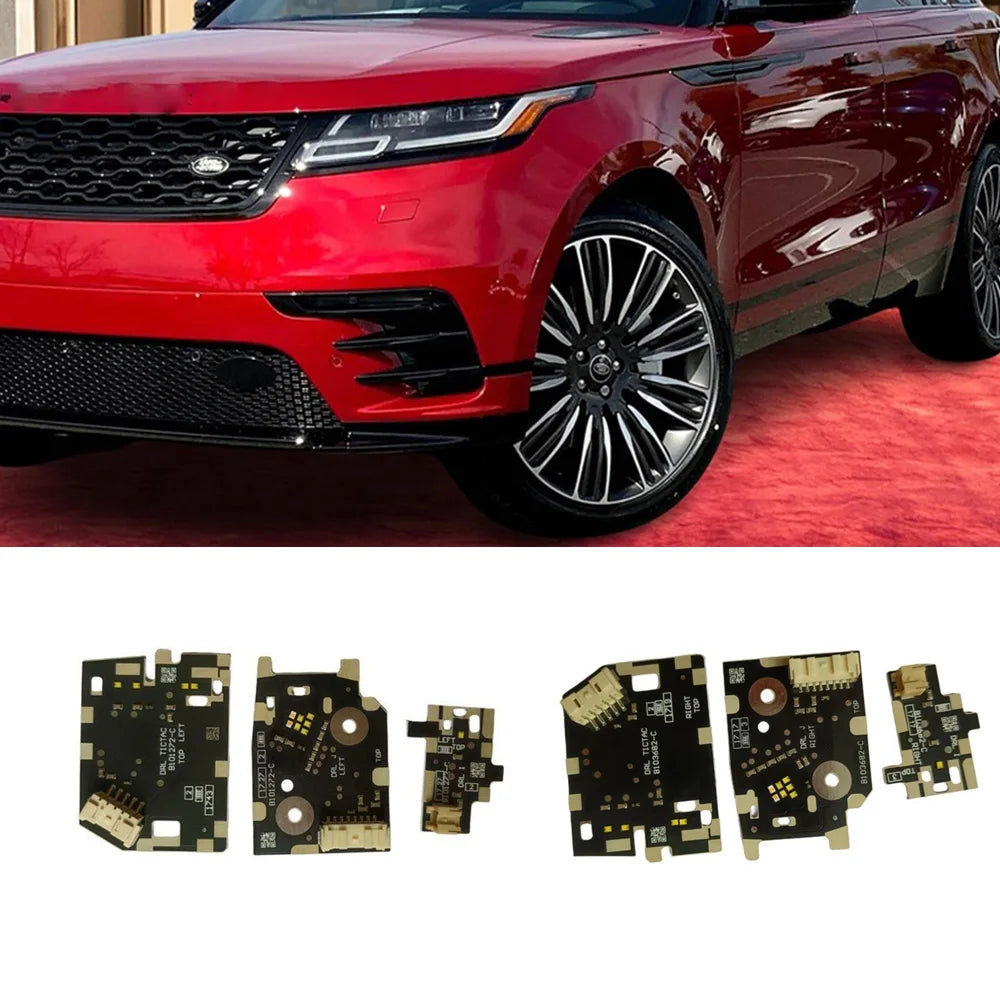 Angel Eyes DRL Boards For 2018-2021 Range Rover Velar LED Headlight Daytime Running Light Super Bright