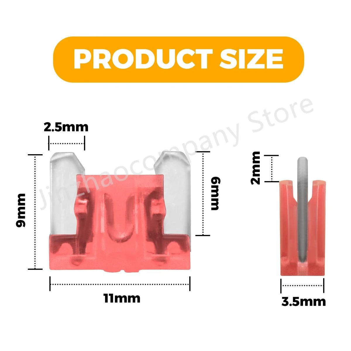 100/50pcs Car Truck Micro Blade Fuses 2A 3A 5A 7.5A 10A 15A 