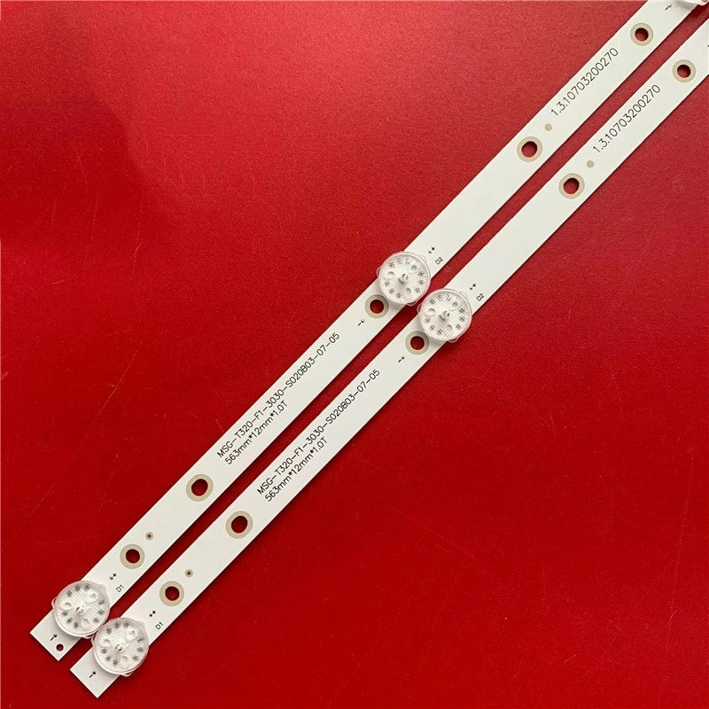 LED Backlight Strip for 563mm LED backlight for MSG-T320-F1-3030-S020B03-07-05 1.3.10703200270 LED TV 32UP77