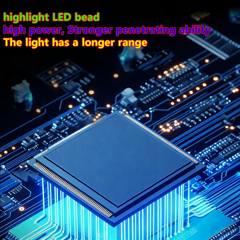 Solar + USB Rechargeable LED high brightness Headlamp Long-R