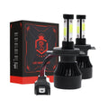 2Pcs New 4 Sides LED 6500K H4 H7 H11 H9 H8 9004 9005 9006 90