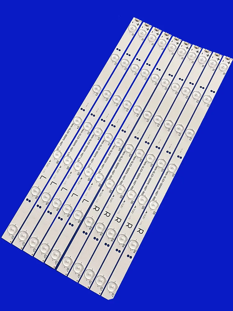 LED Backlight Strip for Kit 10pcs LED Backlight Strip For MAKENA 50 DE500M1NNAF-YA3 DE500M1NNAF Polaroid