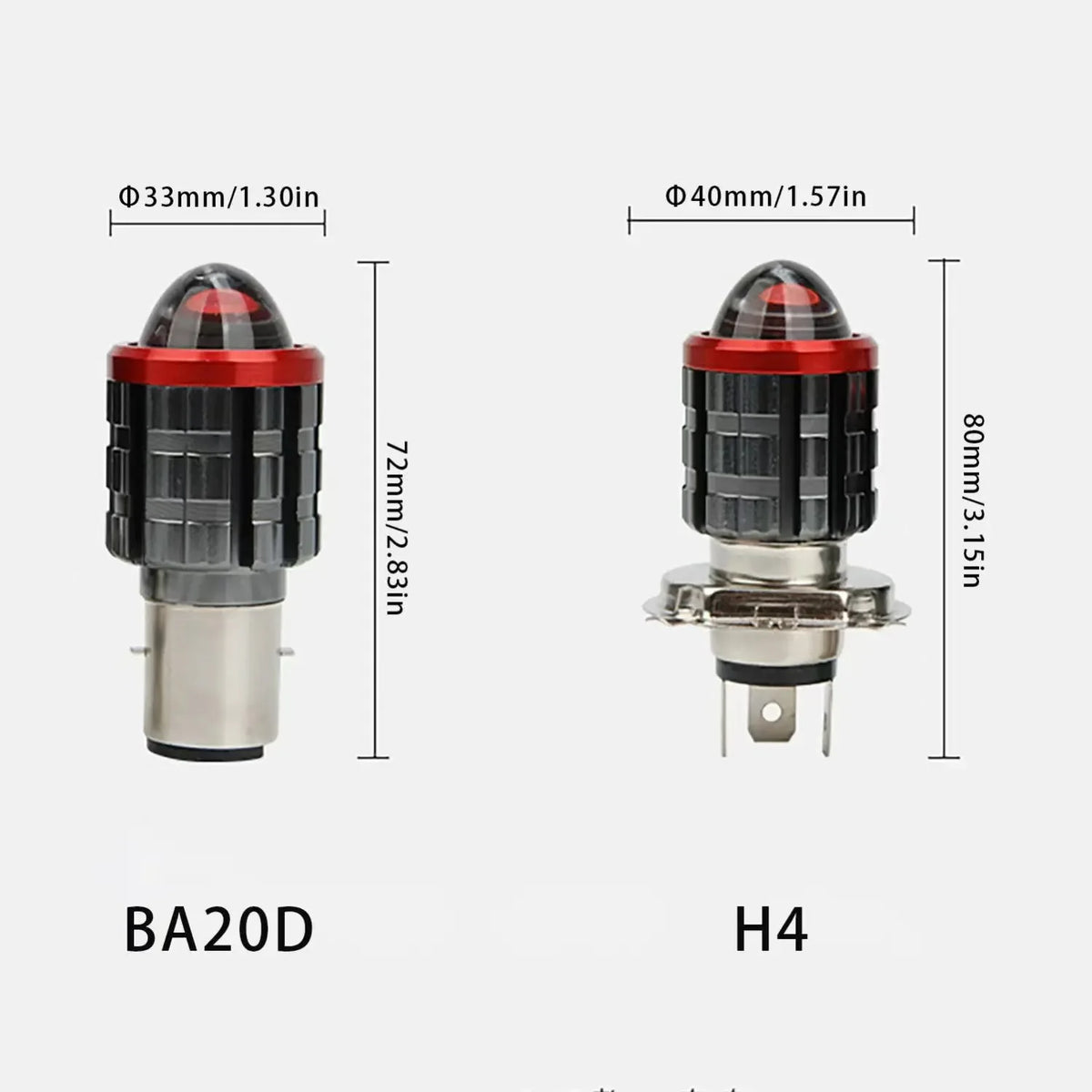 H4 LED Motorcycle H6 LED Moto Motorcycle Headlight White Yel