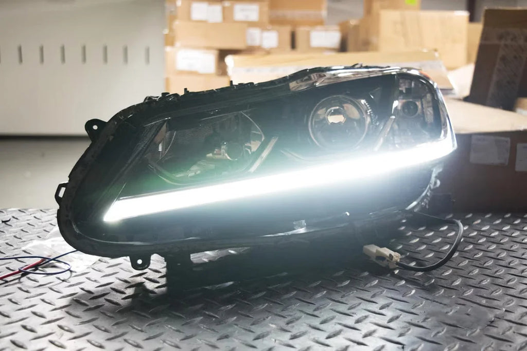 DRL Boards Angel Eyes For Honda Accord 9.5 2016-2017 Headlight Daytime Running Lights Chips Light Source