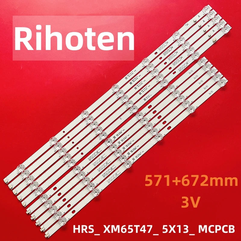 LED Strip MI 65"TV L65M5-5S L65M5-5A HRS_ XM65T47_ 5X13_ MCPCB HRS-XM65T47-5X13 CRH-BP653030051385F-A/B/C/D