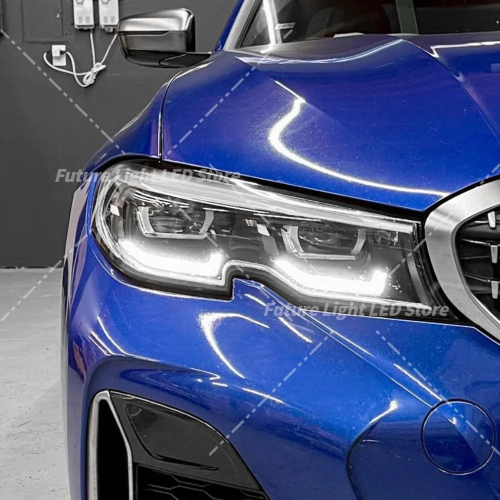 DRL Boards Angel Eyes Yellow Blue Red For 2019-2022 BMW 3 Series G20 G21 LED Headlight Daytime Running Light