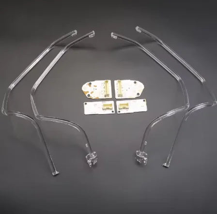 Angel Eyes Ballast Chip White Light Car DRL Daytime Running Light Guide Bar for BMW F49 X1