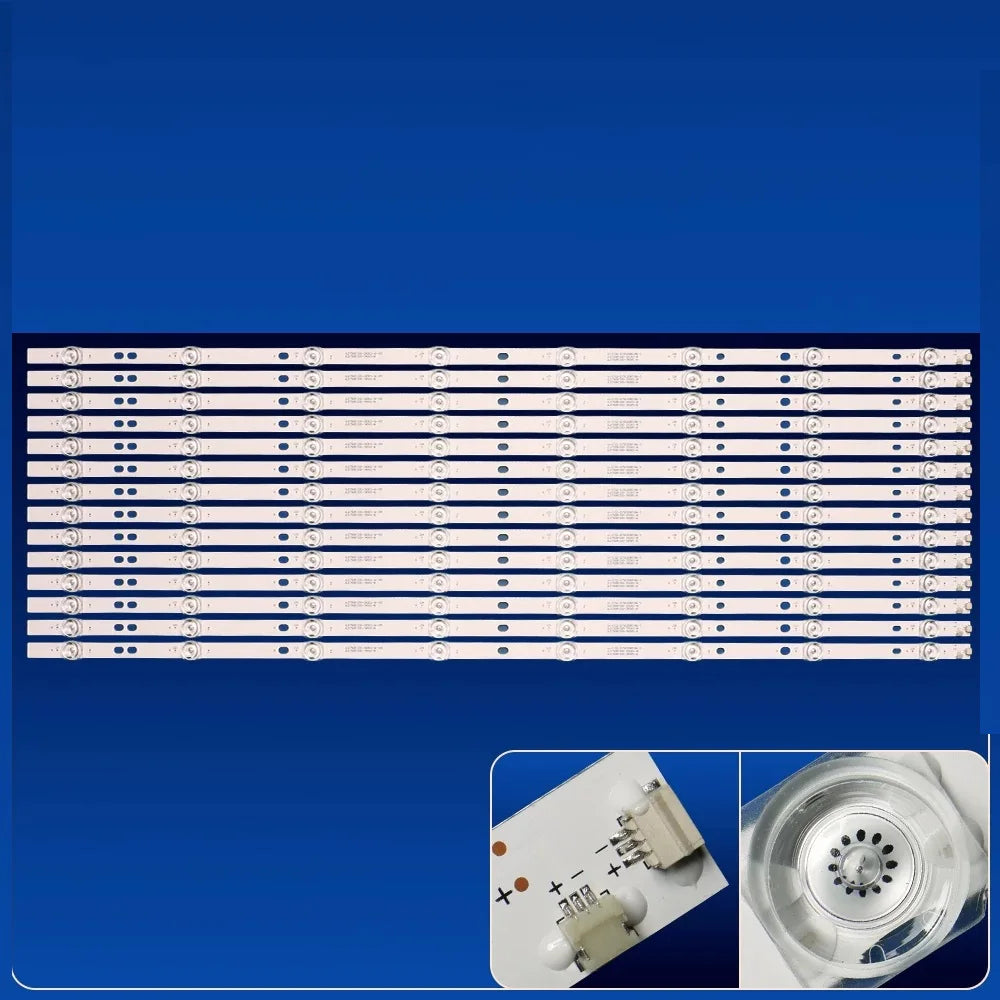 LED Backlight Strip for T75D6TCQ-A CRH-ZG75D6T3030081492FREV1.2 75D6T LB-C750-D6T-U-L-8-17X1 - Replacement TV