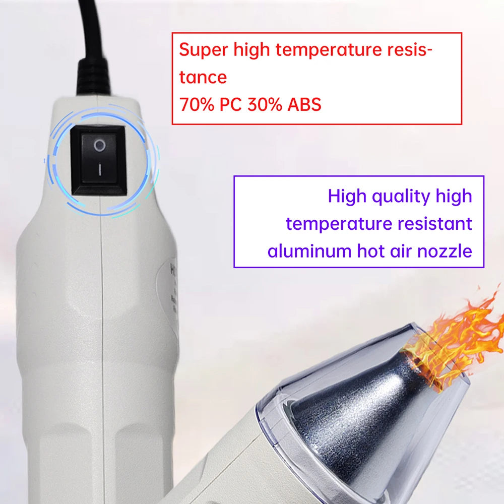 220V Hot Air Gun Electric Hot Dryer Mini Heat Gun 300W DIY W