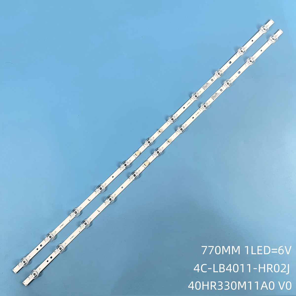 LED Backlight Strip for 2PCS/Set Brand New 40HR330M11A0 TCL 40M9F L40S60A Backlight Strip 40F6N 11*2(10MM) V0