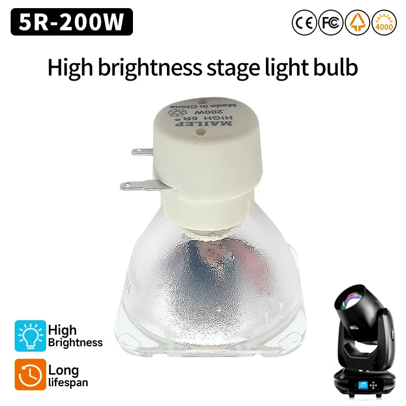 professional stage lights moving head 200W bulb Beam moving 
