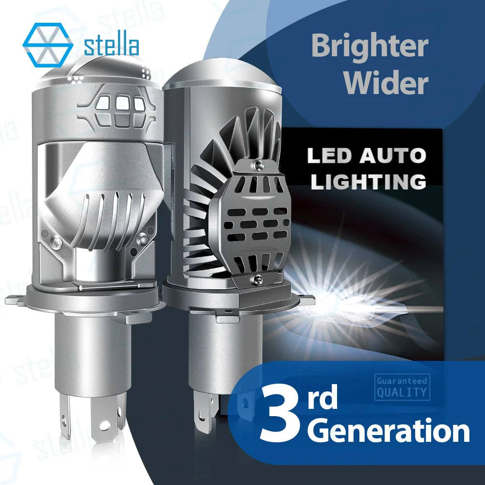 Stella 1 Set 3rd Generation H4/9003/HB2 Double Mini Lens LED