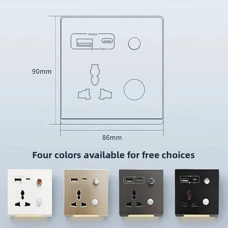 USB Type-C Fast Charging Socket USB C Port Multifunctional U