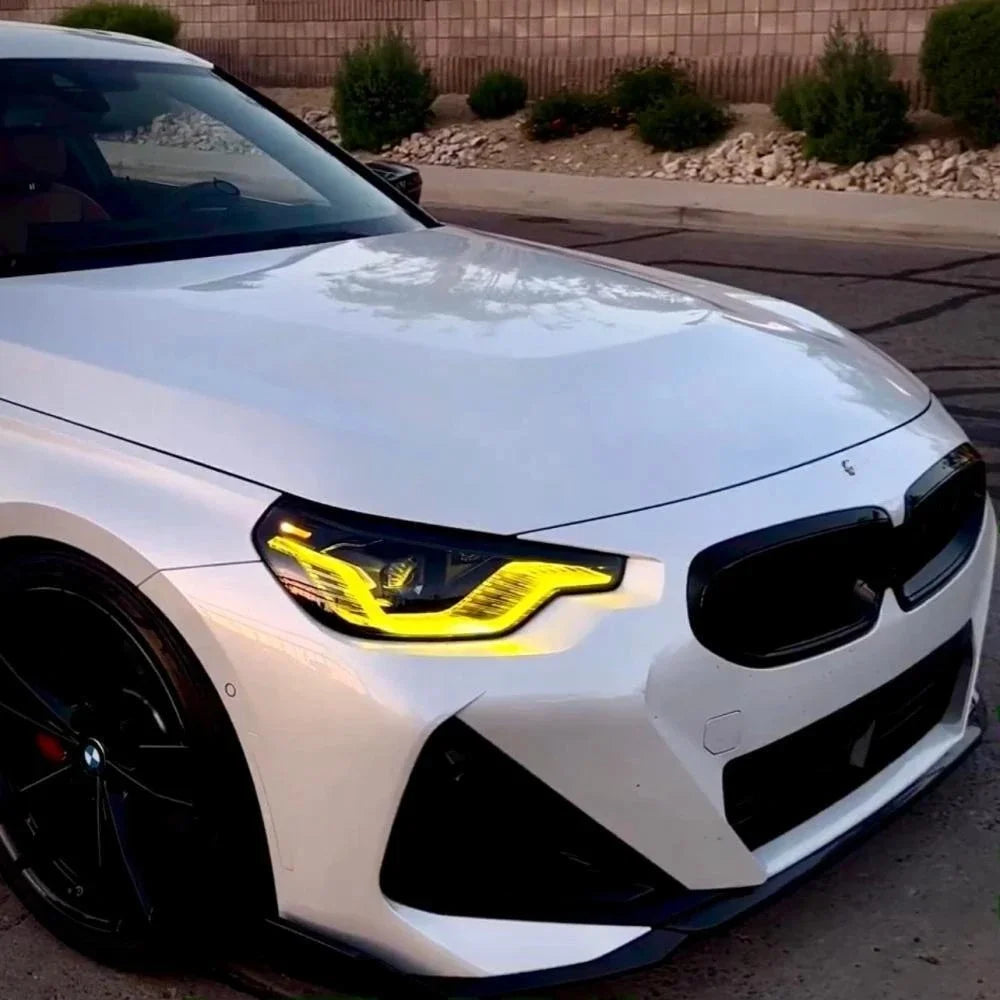 Angel Eye For BMW 2 Series G42 G87 M240i 230i 220i M2 LCI 2022 2023 2024 LED Headlight DRL Daytime Running