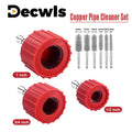 1/2 3/4 1 Copper Pipe Cleaner Tube Cleaning Brush Tool Set C