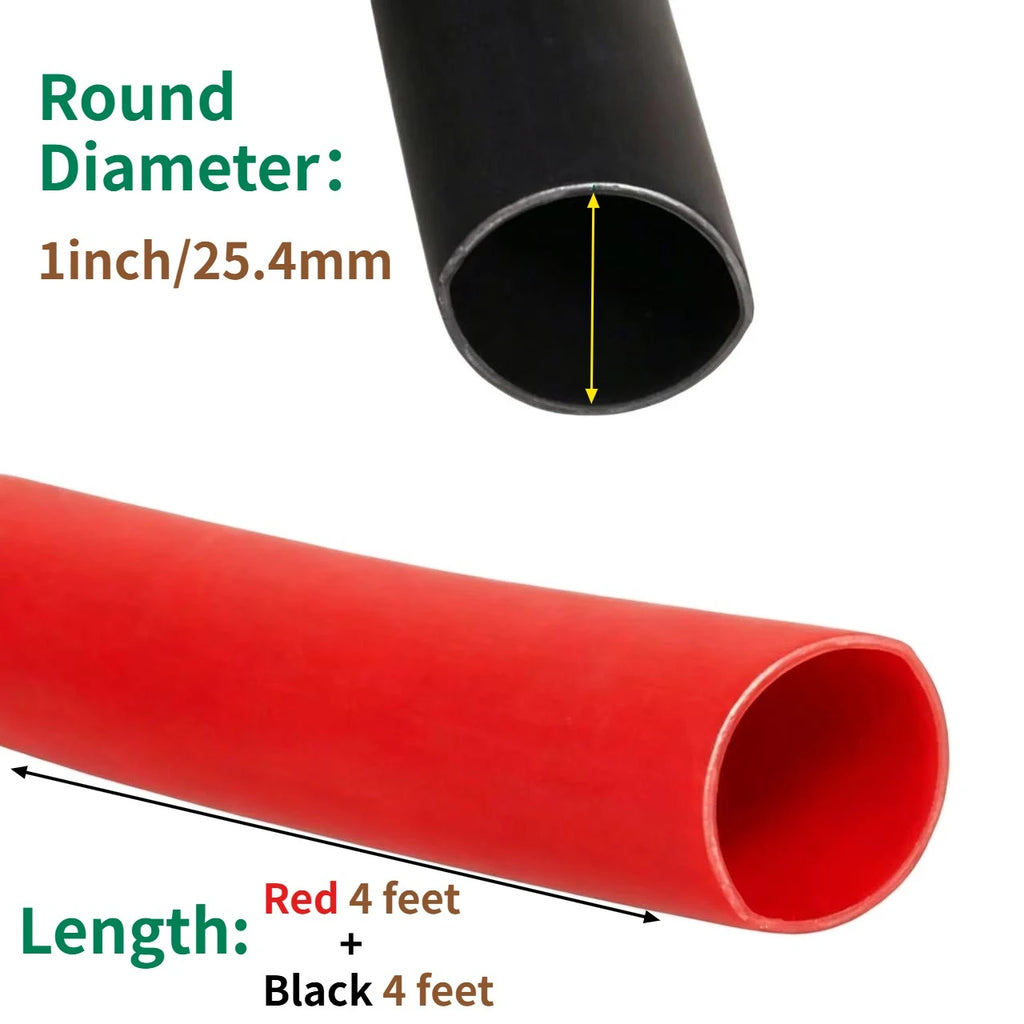 8ft/ 2.4m Length Heat Shrink Tubing Kit 3 1 Heat Shrink Larg