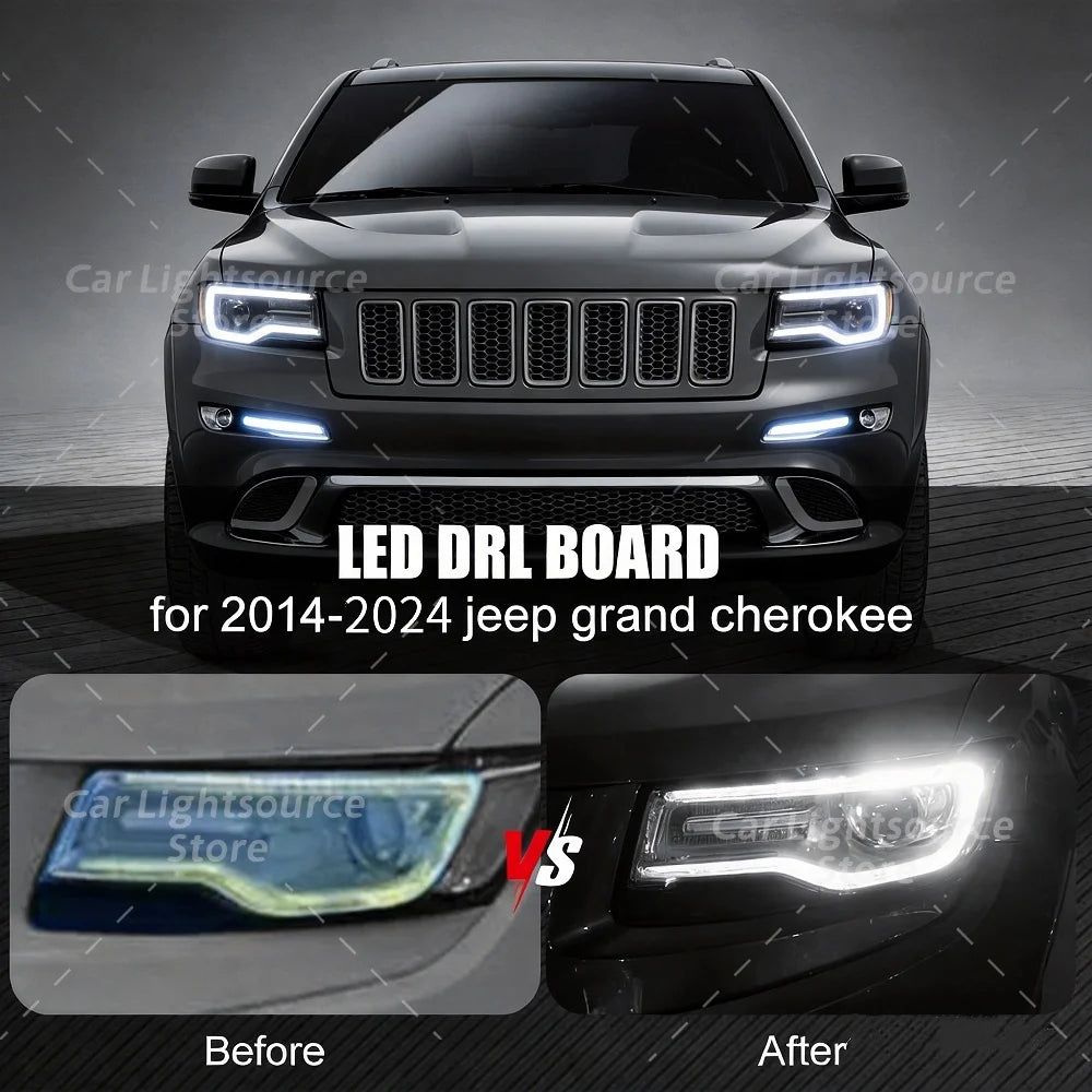 DRL Chip Module Light Source For Jeep Grand Cherokee 2014-2024 Car Headlight Daytime Running Light Circuit