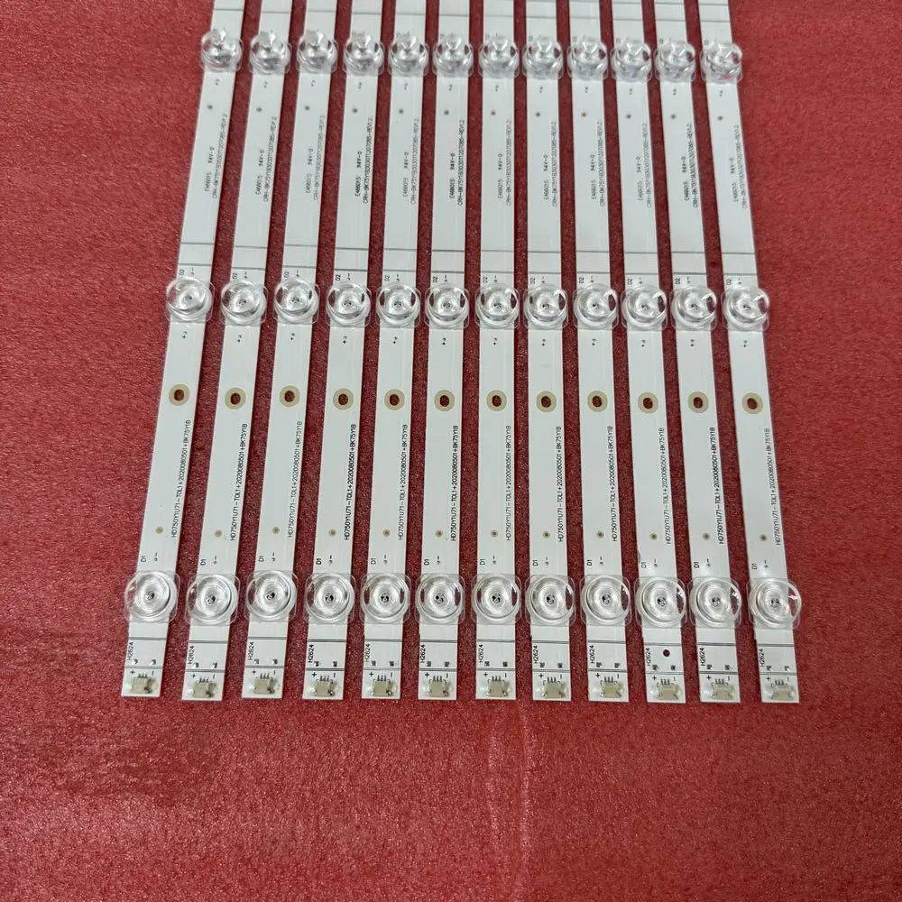 LED Backlight Strip for Toshiba 75C350KU 75E3F-PRO 75T55F 75E3F 75A5F 75V1F-S 75E5G J75H LB7502J V0