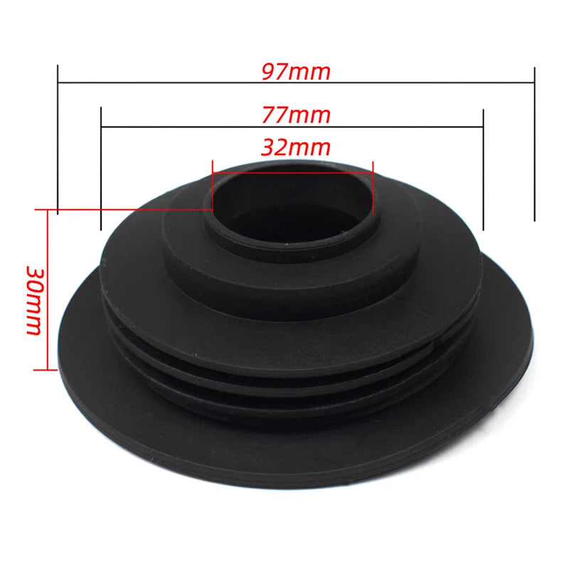 Soft Rubber Dust Cover For Car Auto Headlight Universal LED 