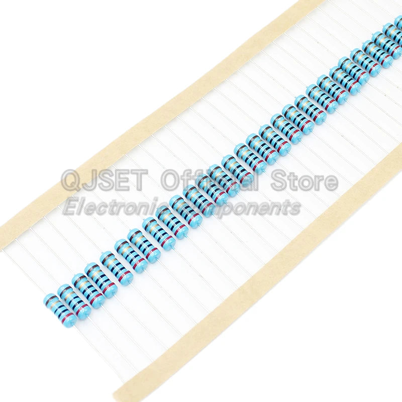 20pcs 1W Metal Film Resistors 1% 10 Ohm 47 100 200 220 470 5
