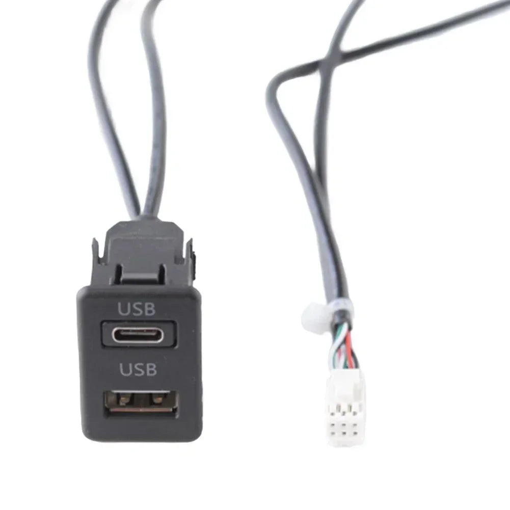 145cm Car Navigation Machine 6 Pin To U SB With TYPE-C Audio
