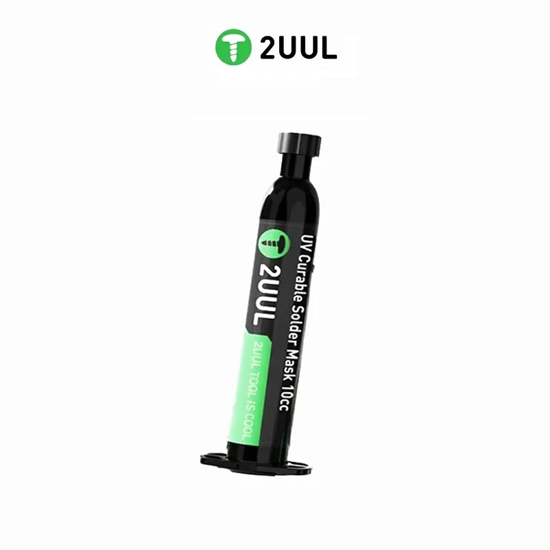 2UUL SC55 UV Curable Solder Mask 10CC For Mobile Phone Motherboard Repair Jumping Wire Dry Curing Welding Paste Flux Oil Tool