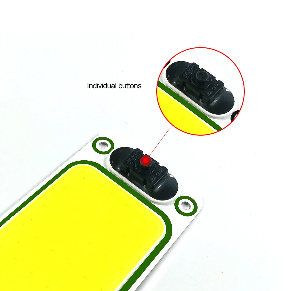 1/2PCS LED Car Interior Light 12V 24V Highlight COB Cabin Ca