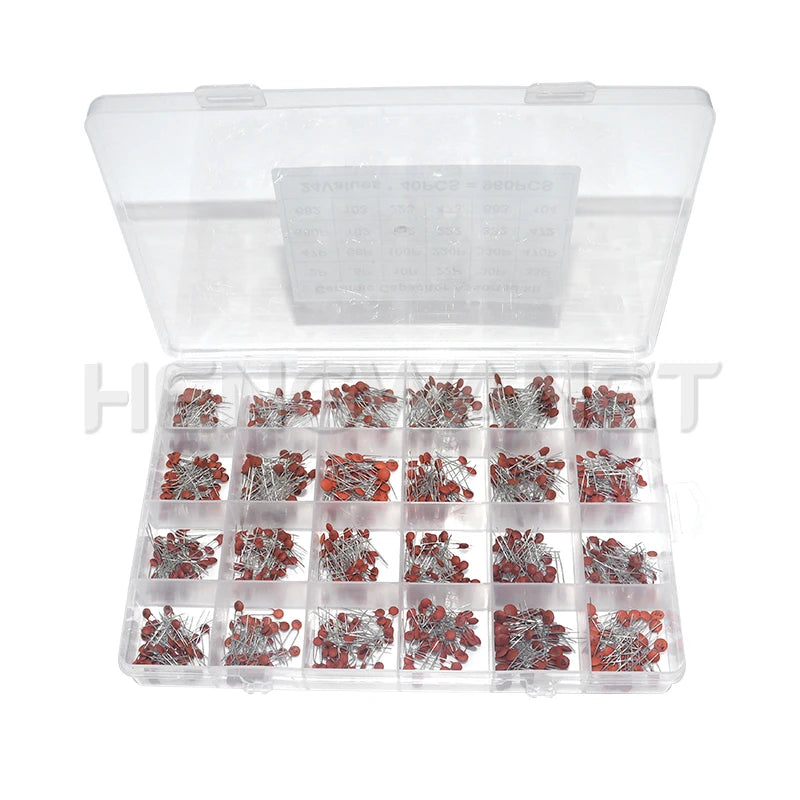 Ceramic Capacitor Kit Set 2pF-0.1uF Electronic Components Ca