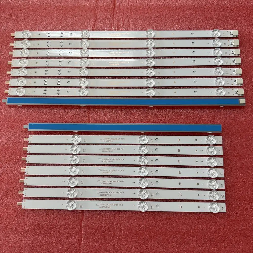 LED Backlight Strip for7LED For Sharp 65FN2EA 65FN4KA Onn 100012587 M22227-MT M22083-MT LED65D07-ZC62AG-02D