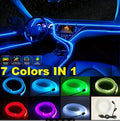 1/2/3/4/5M RGB Car Interior Ambient LED Light Strip Invisible USB Fiber Optic Atmosphere Lamp Support Door Decoration Lamp