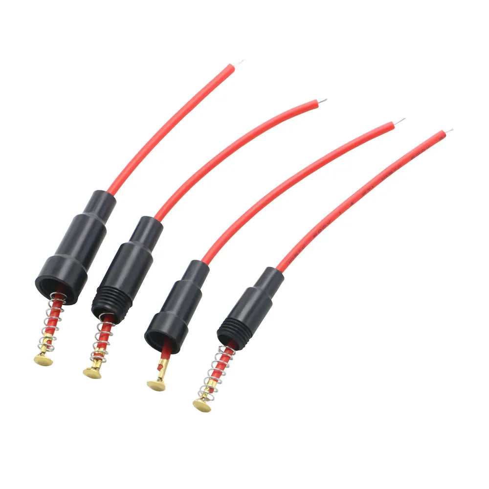5PCS Glass Fuse Holder 5 20mm 6 30mm Screw Type with 22-14 A