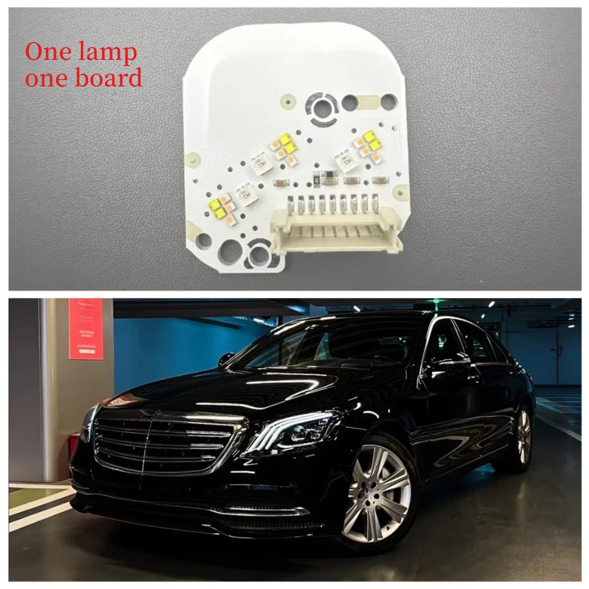 Angel Eyes LED DRL Light Source Board Ballast Circuit Board For Mercedes-Benz S-Class W222 2018-2020