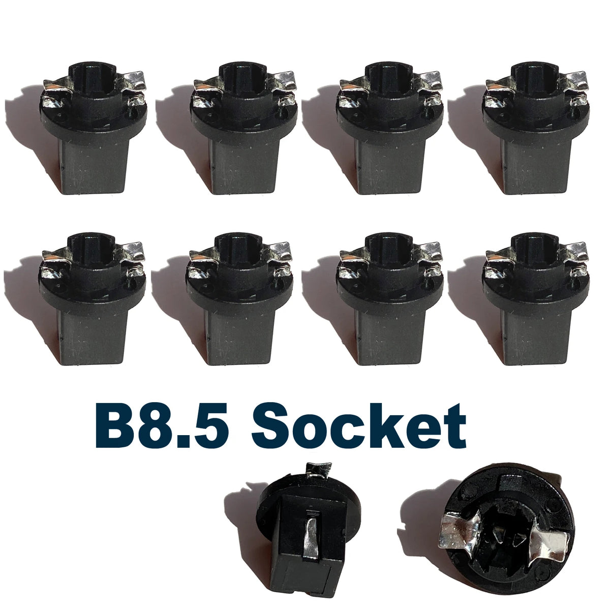 8Pcs T5 B8.5 B8.5D W1.2W W3W PC74 PC37 Led Bulb Car Interior Lights Dashboard Warming Indicator Wedge Auto Instrument Lamp 12V