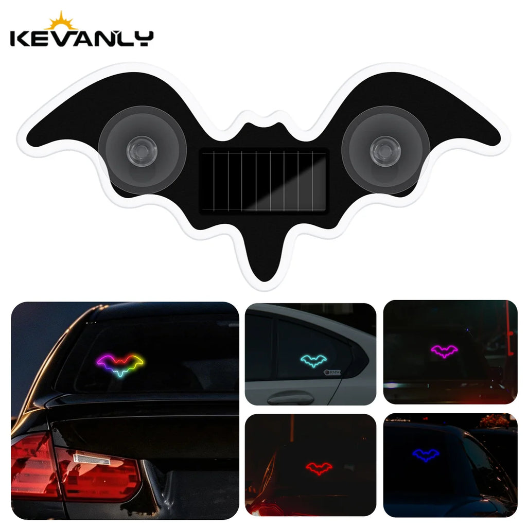Bat-shaped Universal Solar Power Atmosphere Light Dynamic Gr