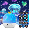 Crown Fantasy Star Sky Projection Night Light 15in1 Bedroom 