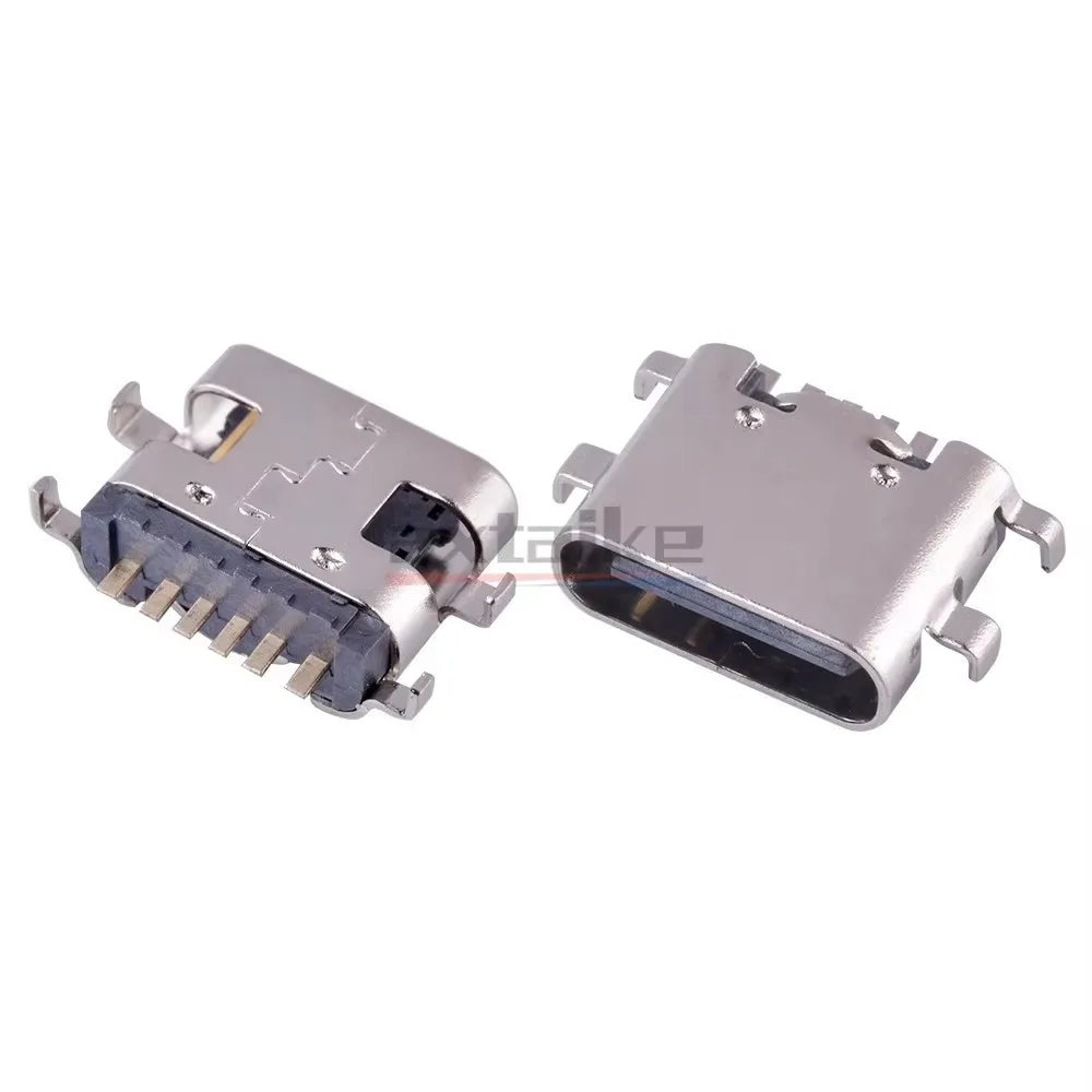 10/20/50PCS Type-c 6Pin 16Pin USB-C Connector Female Jack Charging Port Data Transmission SMD USB 3.1 Socket SMT PCB Soldering