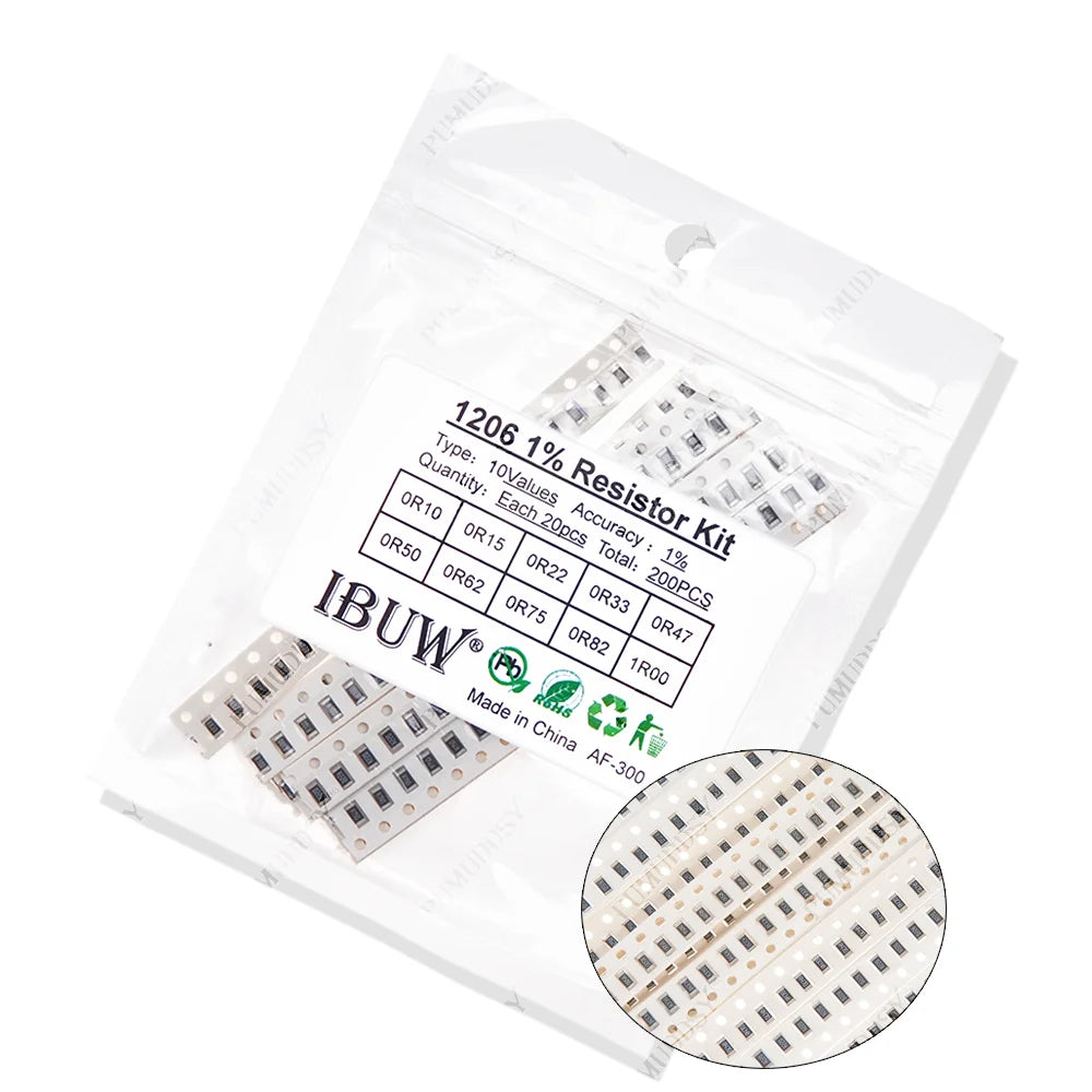 200pcs 660pcs 720pcs 4000pcs 0402 0603 0805 1206 1210 2512 s
