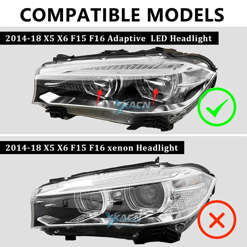 DRL Chip Angel Eyes For BMW M3 M4 F80 F82 F83 X5 X6 F15 F16 2014-2018 Adaptive LED Headligh for BMW F15 F80