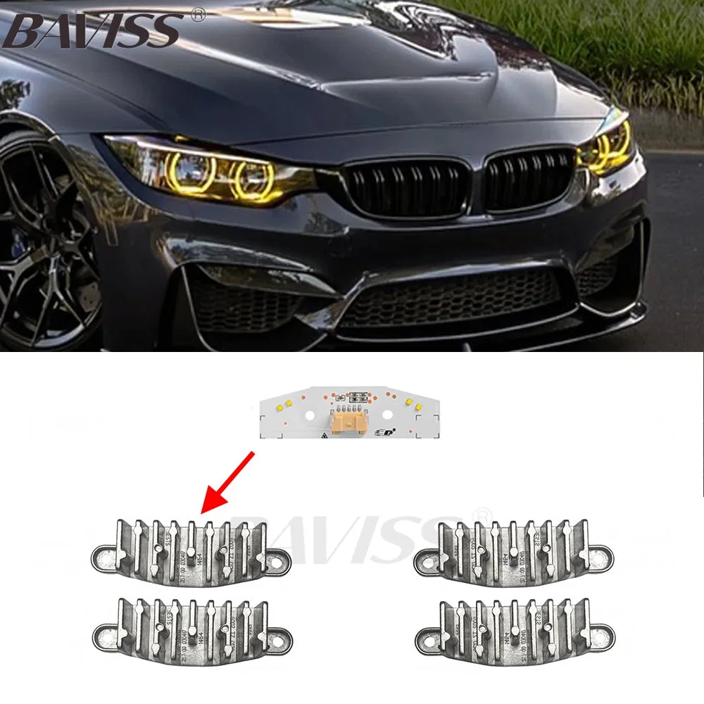 DRL LED daytime running lights LEDlight DRL module 2015-2017 replace OEM lemon-Yellow for BMW F82 F80 M3
