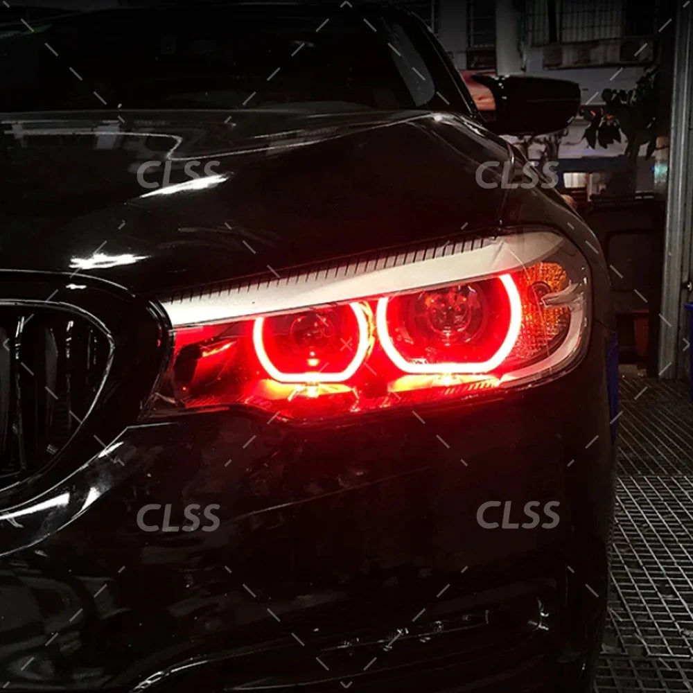 DRL Board Angel Eye Non-RGB For BMW 5 Series G30 G31 F90 M5 G38 2017-2020 LED Headlight Daytime Running Light