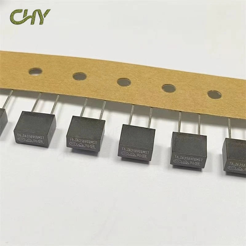 10Pcs/Lot T1A T2A T3.15A T4A T5A T6.3A T8A T10A 250V CQ Squa
