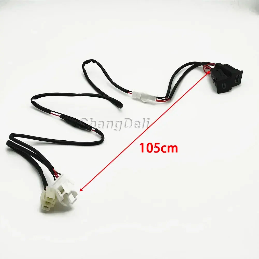 For VW Golf 6 MK6 Jetta 5 MK5 Scirocco 2006 - 2012 Car USB C